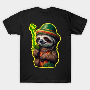 Rastafarian sloth T-Shirt